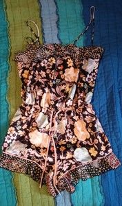 xs Victoria's secret silk romper sexy